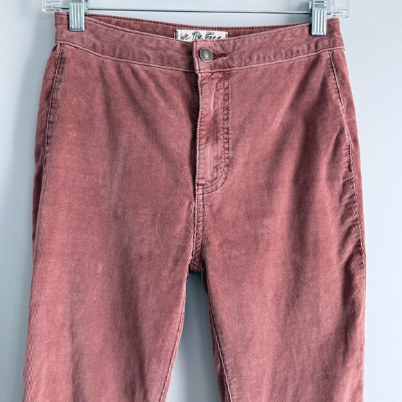 We The Free People Just Float On Corduroy Flare Jeans Pants 25 Bell Bottom 70s - Picture 6 of 16
